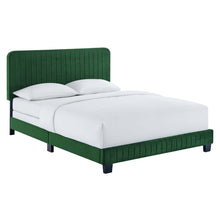 Load image into Gallery viewer, Celine Channel Tufted Performance Velvet Queen Bed by Modway
