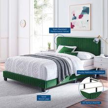 Load image into Gallery viewer, Celine Channel Tufted Performance Velvet Full Bed by Modway
