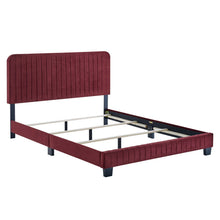 Load image into Gallery viewer, Celine Channel Tufted Performance Velvet Full Bed by Modway
