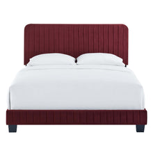 Load image into Gallery viewer, Celine Channel Tufted Performance Velvet Full Bed
