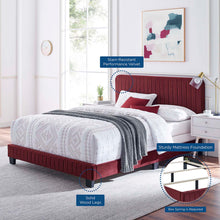 Load image into Gallery viewer, Celine Channel Tufted Performance Velvet Full Bed
