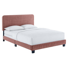 Load image into Gallery viewer, Celine Channel Tufted Performance Velvet Twin Bed by Modway
