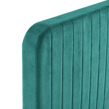 Load image into Gallery viewer, Celine Channel Tufted Performance Velvet King Platform Bed
