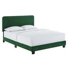 Load image into Gallery viewer, Celine Channel Tufted Performance Velvet Full Platform Bed by Modway
