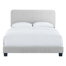Load image into Gallery viewer, Celine Channel Tufted Performance Velvet Full Platform Bed by Modway
