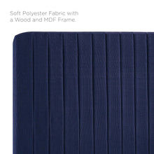 Load image into Gallery viewer, Milenna Channel Tufted Upholstered Fabric Twin Headboard by Modway
