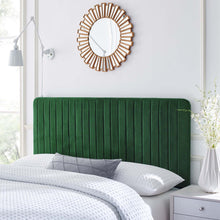 Load image into Gallery viewer, Milenna Channel Tufted Performance Velvet King/California King Headboard
