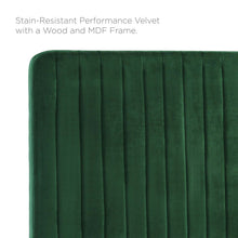 Load image into Gallery viewer, Milenna Channel Tufted Performance Velvet King/California King Headboard by Modway
