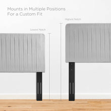 Load image into Gallery viewer, Milenna Channel Tufted Performance Velvet King/California King Headboard by Modway
