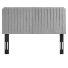 Load image into Gallery viewer, Milenna Channel Tufted Upholstered Fabric King/California King Headboard by Modway
