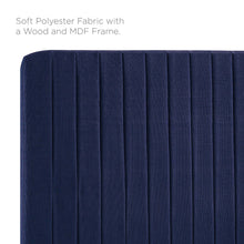 Load image into Gallery viewer, Milenna Channel Tufted Upholstered Fabric King/California King Headboard by Modway
