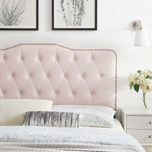 Load image into Gallery viewer, Sophia Tufted Performance Velvet Full/Queen Headboard
