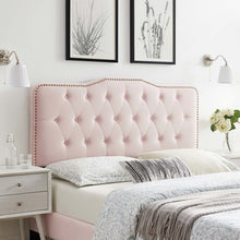 Load image into Gallery viewer, Sophia Tufted Performance Velvet Full/Queen Headboard
