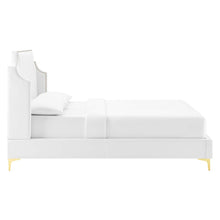 Load image into Gallery viewer, Daniella Performance Velvet Queen Platform Bed by Modway
