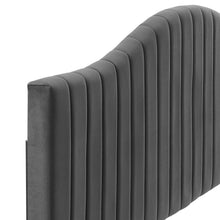 Load image into Gallery viewer, Brielle Channel Tufted Performance Velvet Twin Headboard by Modway

