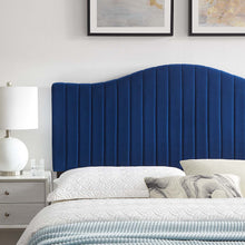 Load image into Gallery viewer, Brielle Channel Tufted Performance Velvet Full/Queen Headboard by Modway
