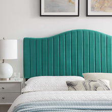 Load image into Gallery viewer, Brielle Channel Tufted Performance Velvet Full/Queen Headboard by Modway
