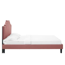 Load image into Gallery viewer, Adelaide Performance Velvet Queen Platform Bed by Modway
