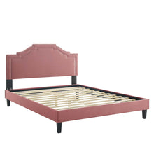 Load image into Gallery viewer, Adelaide Performance Velvet Queen Platform Bed by Modway
