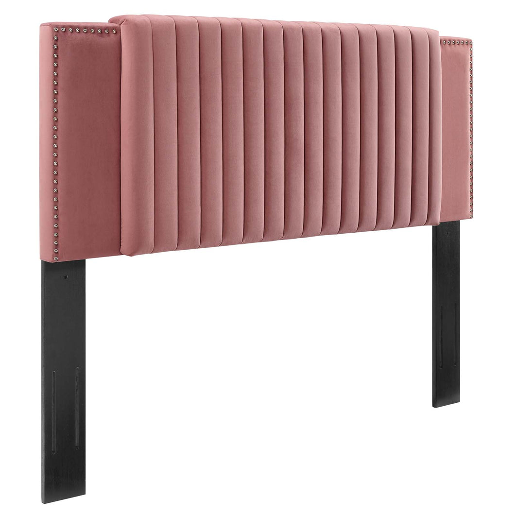 Felicity Channel Tufted Performance Velvet Twin Headboard by Modway