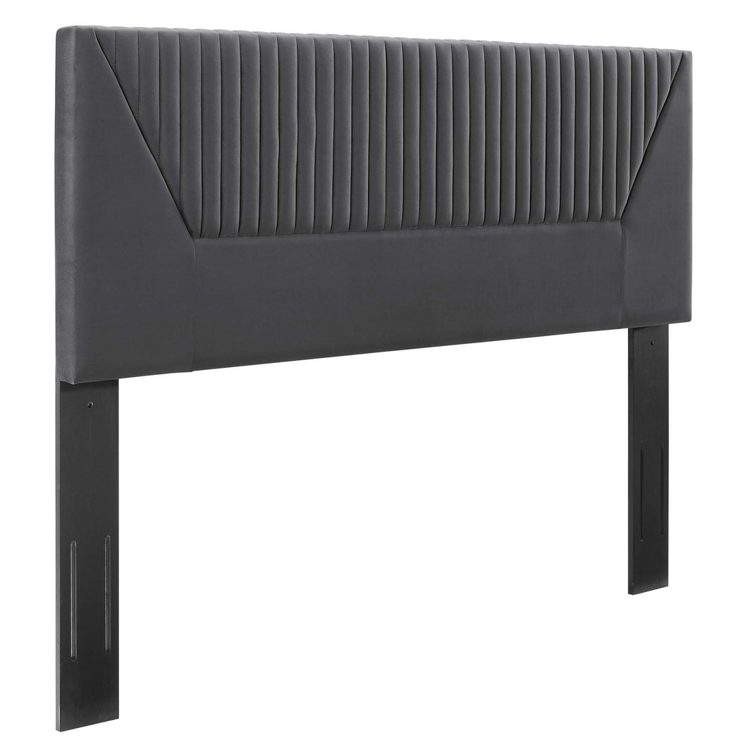 Patience Channel Tufted Performance Velvet Twin Headboard by Modway