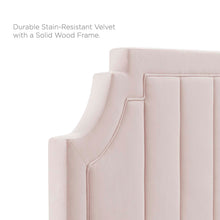 Load image into Gallery viewer, Sienna Performance Velvet Queen Platform Bed
