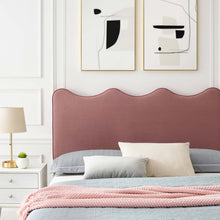 Load image into Gallery viewer, Current Performance Velvet Queen Platform Bed by Modway
