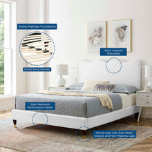 Load image into Gallery viewer, Current Performance Velvet Queen Platform Bed by Modway
