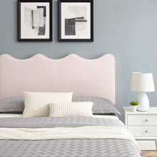 Load image into Gallery viewer, Current Performance Velvet Queen Platform Bed by Modway
