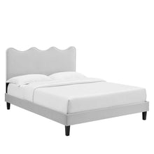 Load image into Gallery viewer, Current Performance Velvet King Platform Bed by Modway
