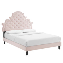 Load image into Gallery viewer, Gwyneth Tufted Performance Velvet Full Platform Bed by Modway
