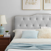 Load image into Gallery viewer, Amber Tufted Performance Velvet Twin Platform Bed by Modway
