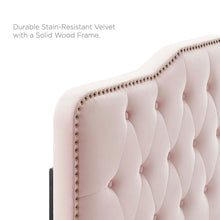 Load image into Gallery viewer, Amber Tufted Performance Velvet Twin Platform Bed by Modway

