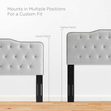 Load image into Gallery viewer, Amber Tufted Performance Velvet King Platform Bed by Modway
