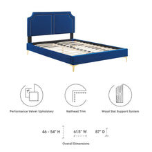 Load image into Gallery viewer, Novi Performance Velvet Twin Bed by Modway
