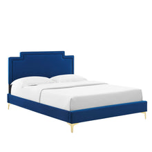 Load image into Gallery viewer, Liva Performance Velvet Queen Bed by Modway
