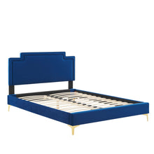 Load image into Gallery viewer, Liva Performance Velvet Queen Bed by Modway
