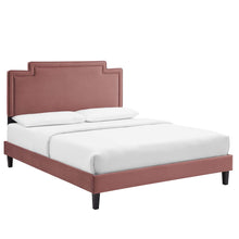 Load image into Gallery viewer, Liva Performance Velvet Queen Bed by Modway
