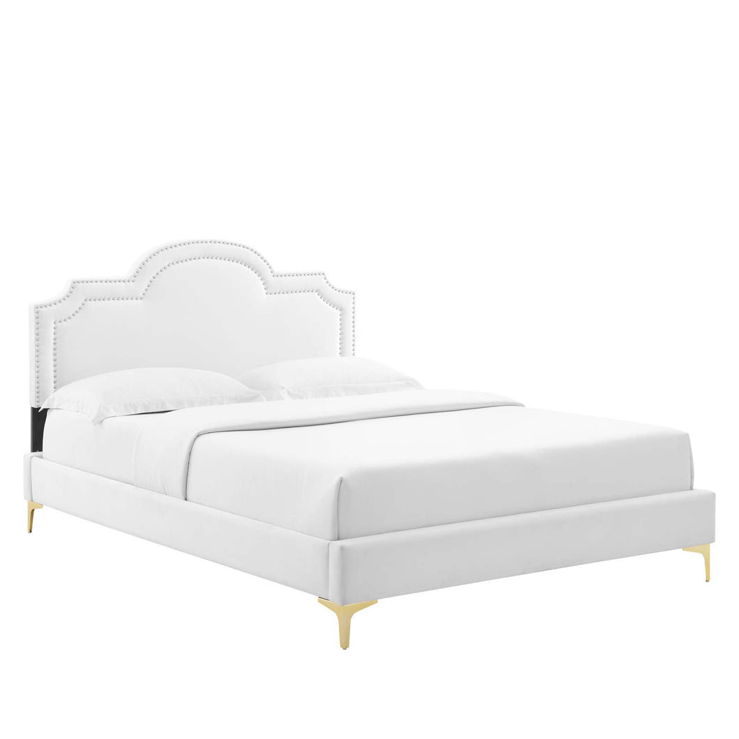 Aviana Performance Velvet King Bed by Modway