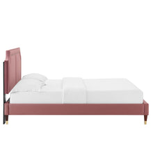 Load image into Gallery viewer, Novi Performance Velvet King Bed by Modway
