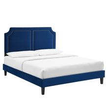 Load image into Gallery viewer, Novi Performance Velvet King Bed by Modway
