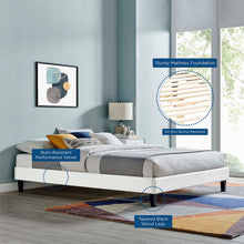 Load image into Gallery viewer, Aviana Performance Velvet King Bed in White
