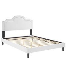 Load image into Gallery viewer, Aviana Performance Velvet King Bed in White
