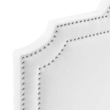 Load image into Gallery viewer, Aviana Performance Velvet King Bed in White
