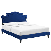 Load image into Gallery viewer, Neena Performance Velvet King Bed by Modway
