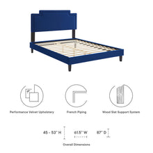 Load image into Gallery viewer, Liva Performance Velvet King Bed by Modway
