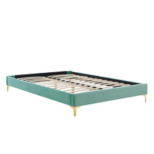 Load image into Gallery viewer, Colette King Platform Bed in Mint
