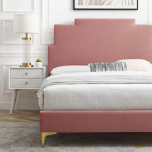 Load image into Gallery viewer, Lindsey Performance Velvet Twin Platform Bed by Modway
