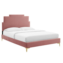 Load image into Gallery viewer, Lindsey Performance Velvet Twin Platform Bed by Modway
