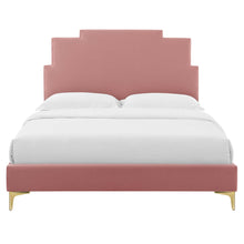 Load image into Gallery viewer, Lindsey Performance Velvet Twin Platform Bed by Modway
